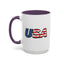 4th of July Mug - USA Flag