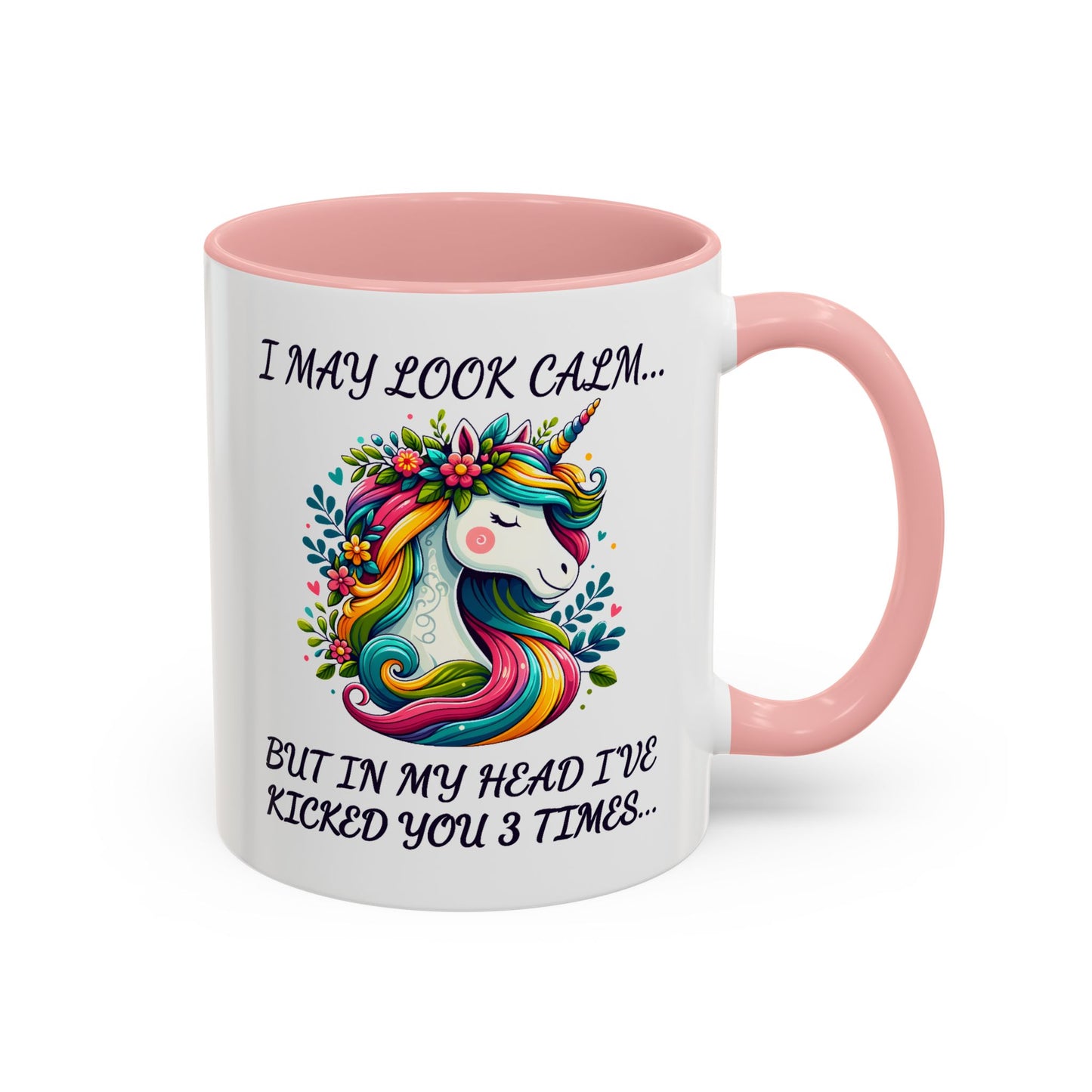 Adult Mug - I may Look Calm Unicorn