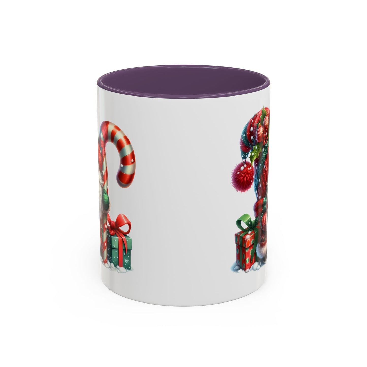 Christmas Mug - Gnome Candy Cane and Presents