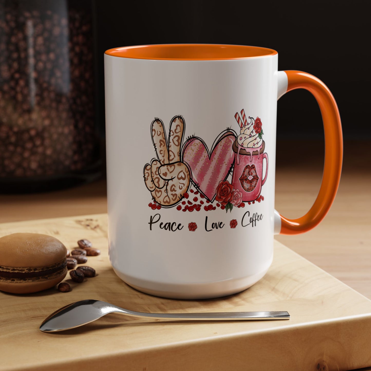 Humor Mug - Peace Love Coffee