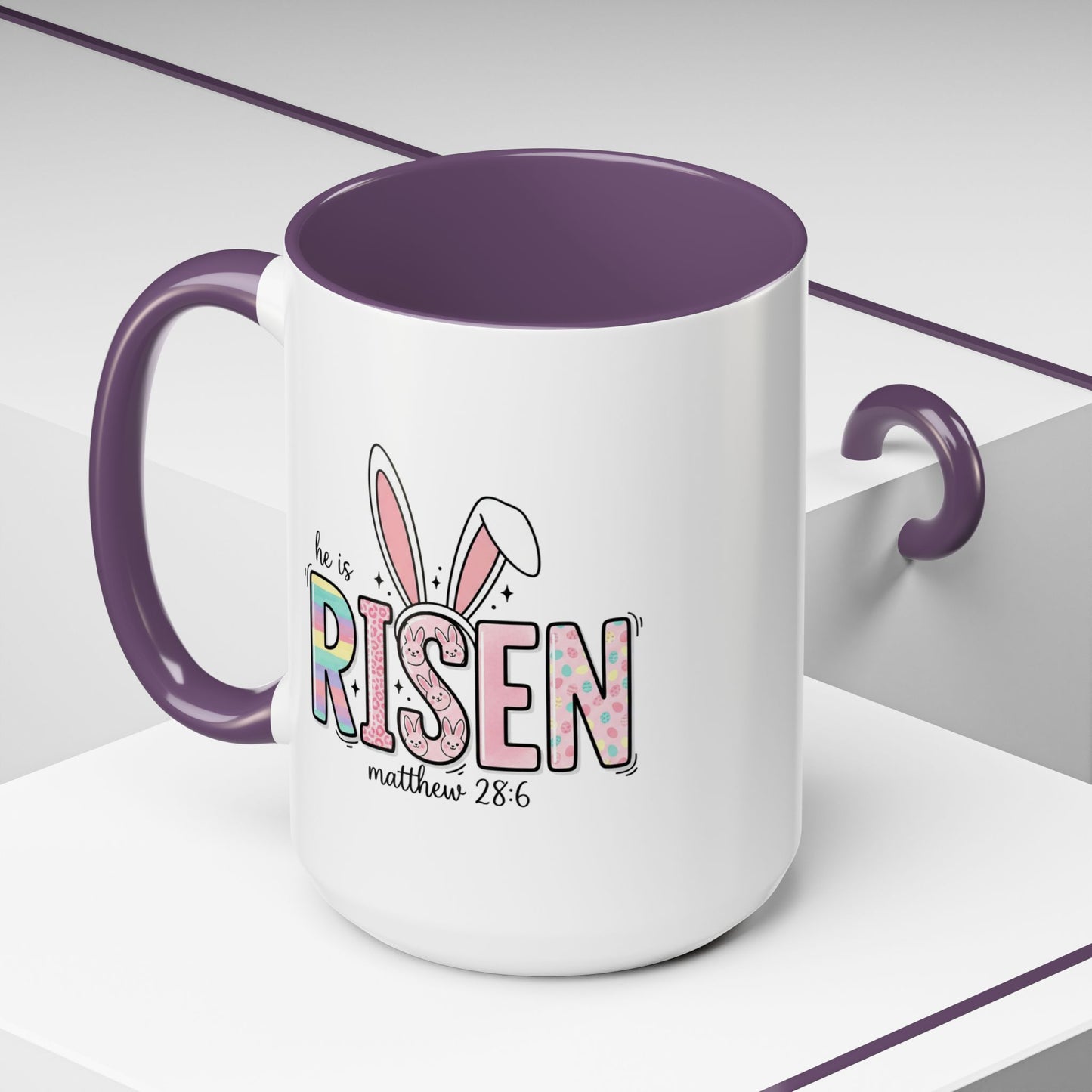 Easter Mug - He Is Risen Bunny