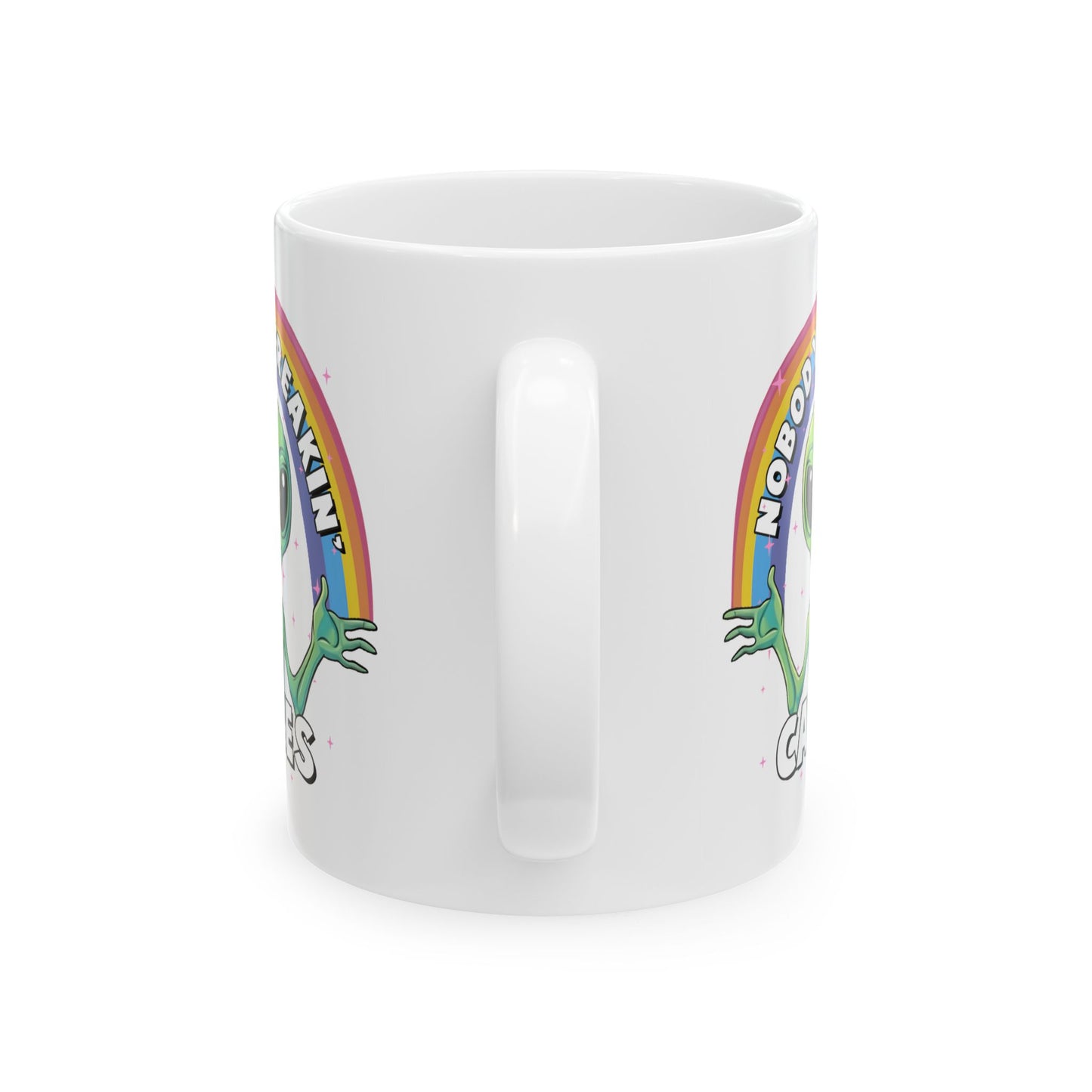 Alien Mug - Nobody Freakin Cares