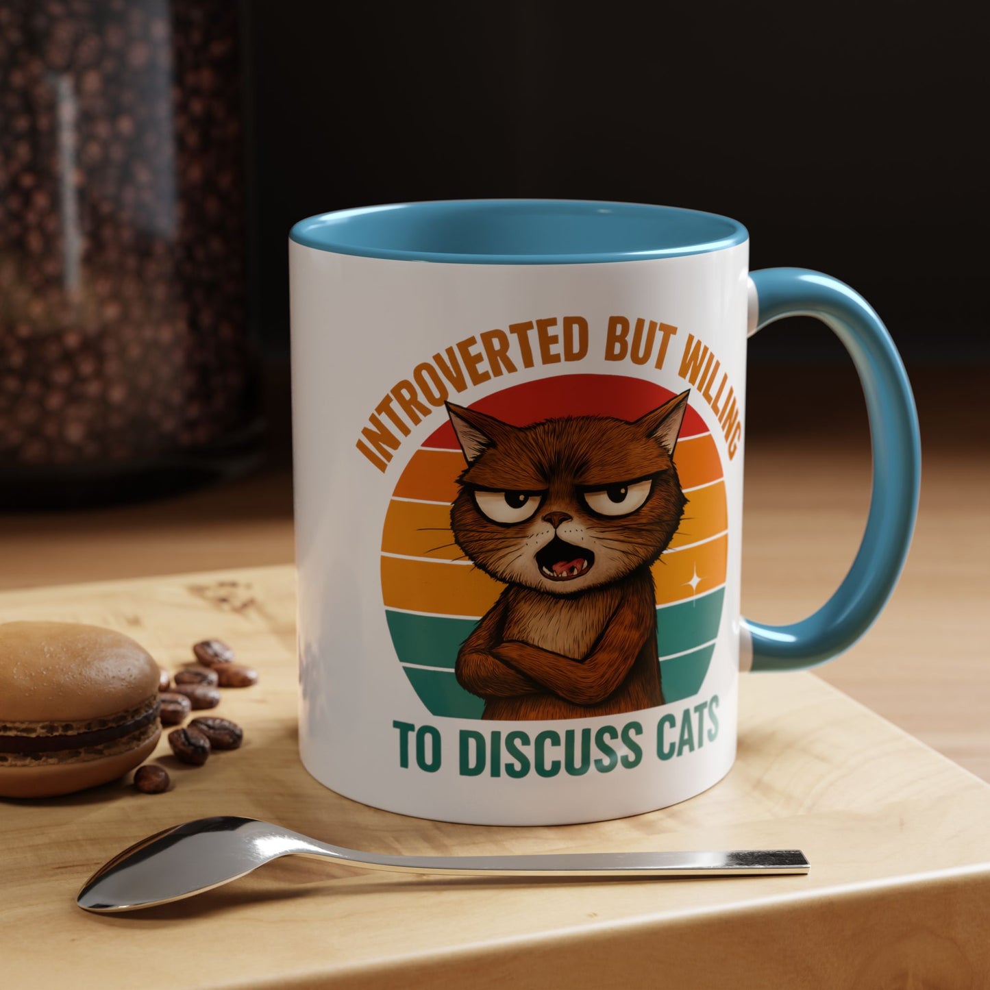 Animal Mug - Introverted But Willing To Discuss Cats