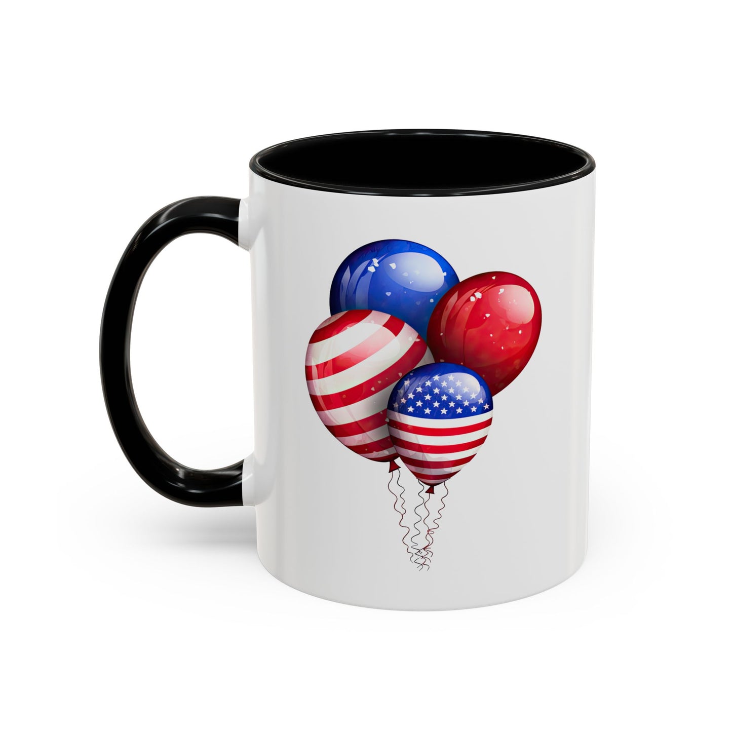 4th of July Mug - American Balloons