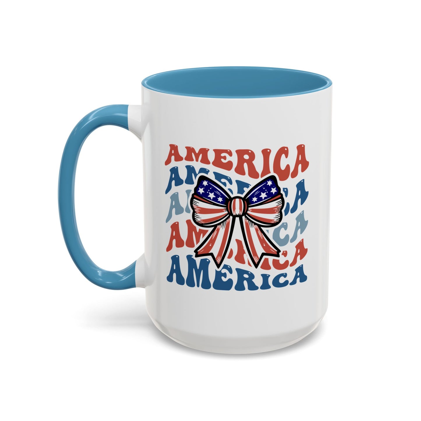 4th of July Mug - America Bow