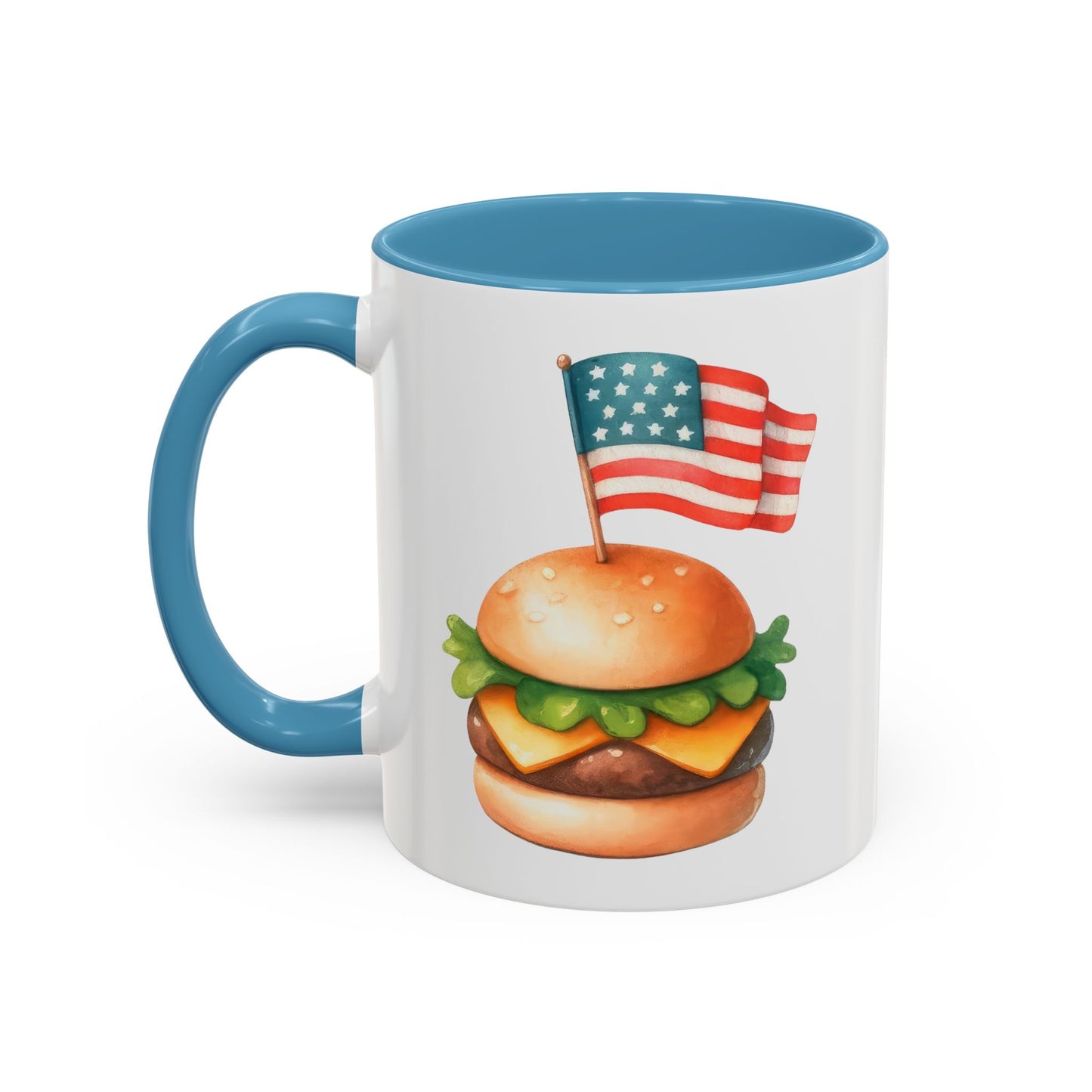 4th of July - Burger Flag