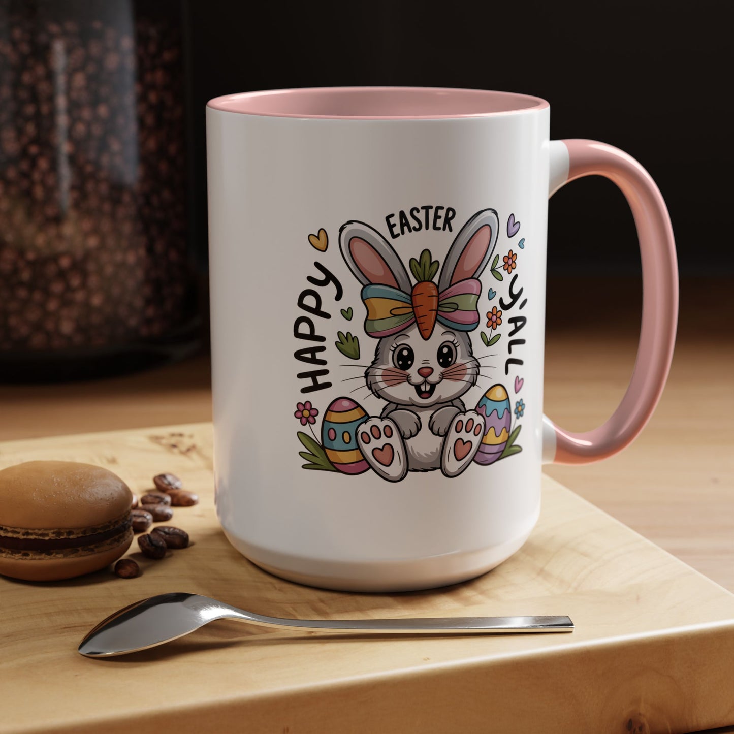 Easter Mug - Happy Easter Y'all Bunny