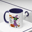 Halloween Mug - Skeleton & Witch