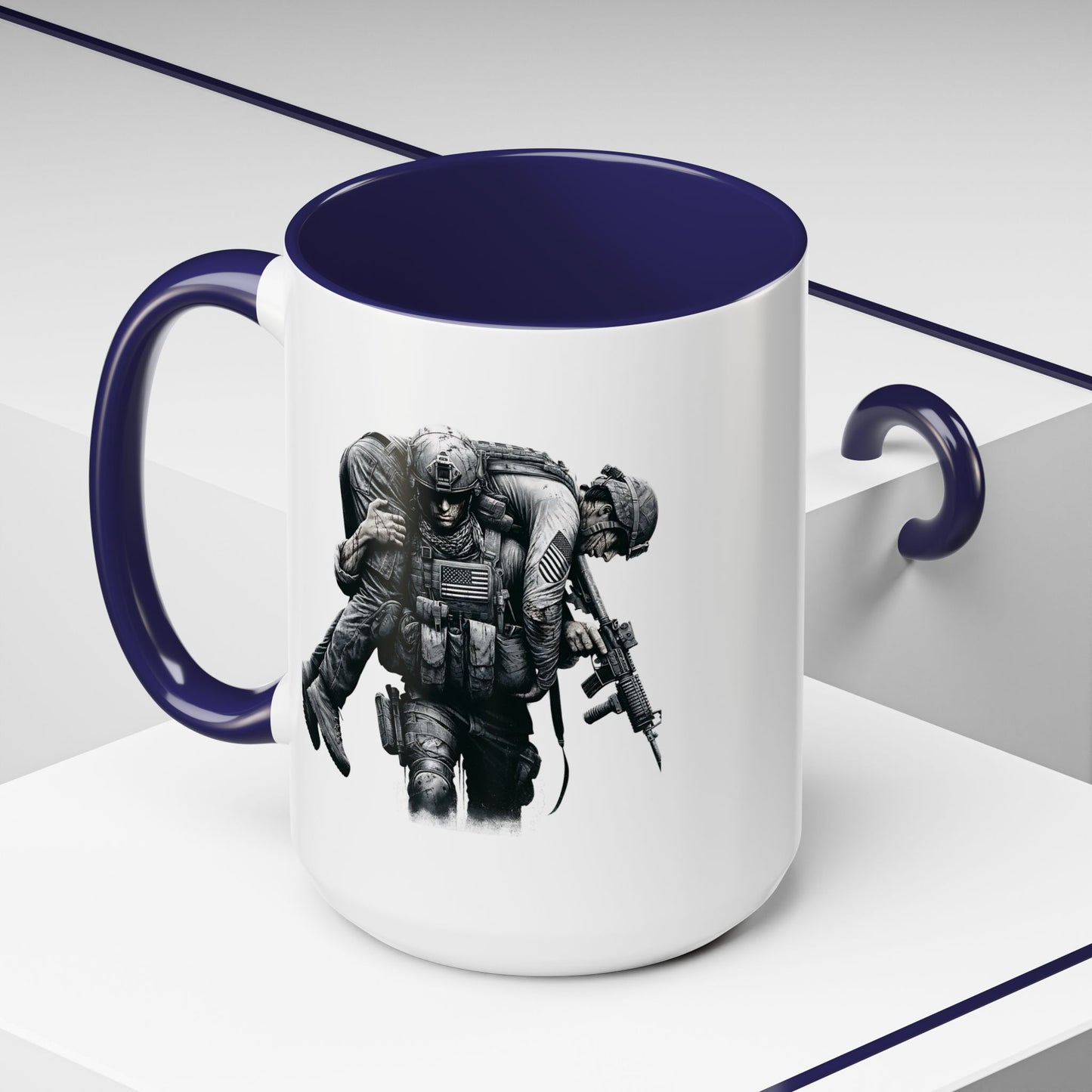 4th of July Mug - American Combat Soldiers