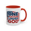Religious Mug - One Nation Flag Cross