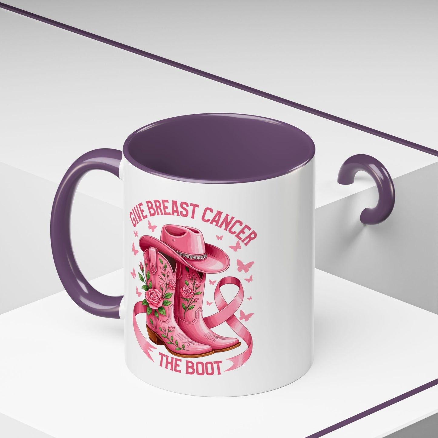 Support Mug - Give Cancer The Boot