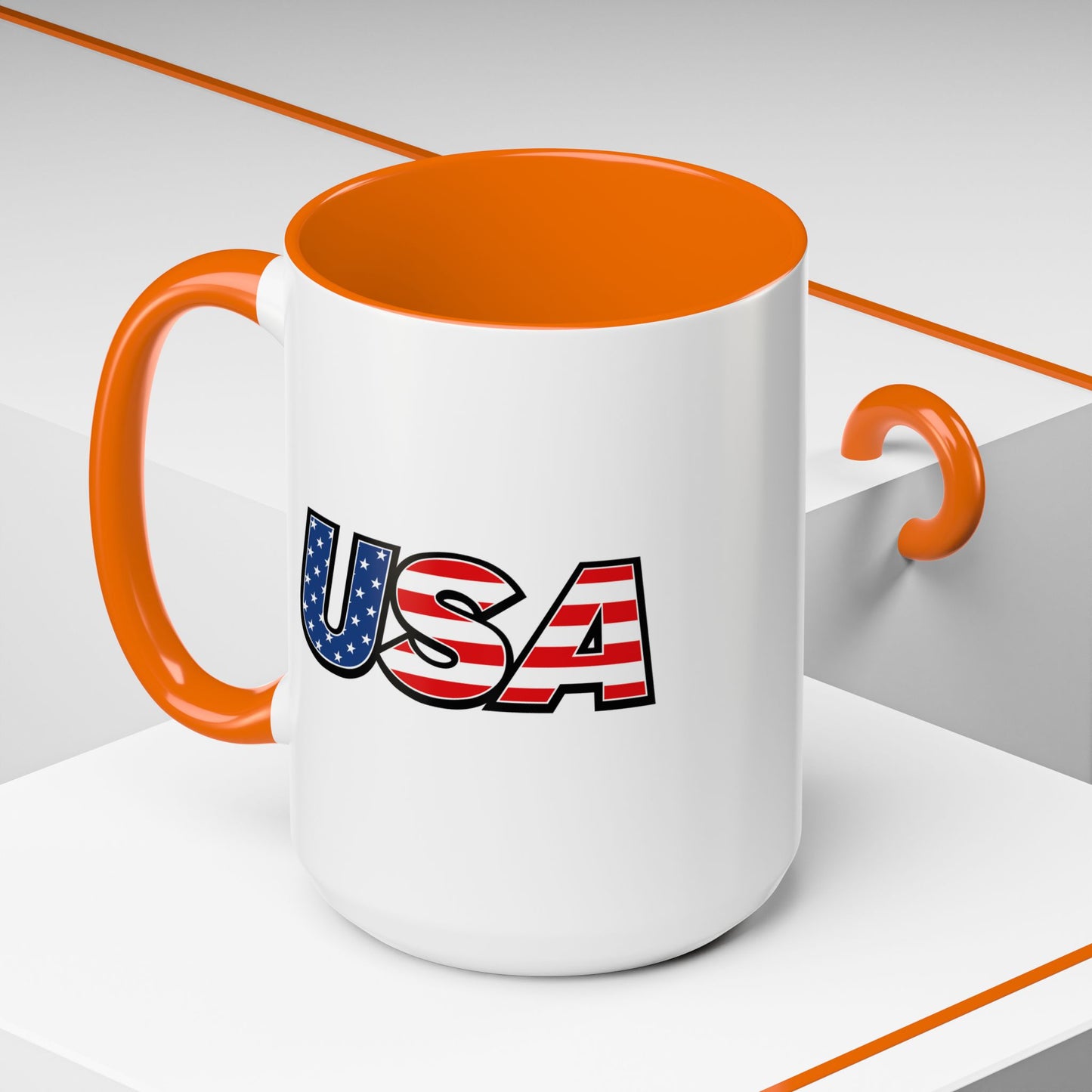 4th of July Mug - USA Flag