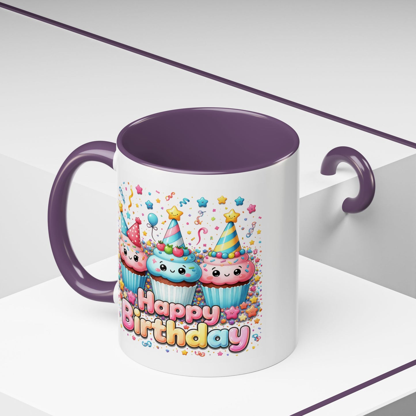 Birthday Mug - Cute Cupcakes