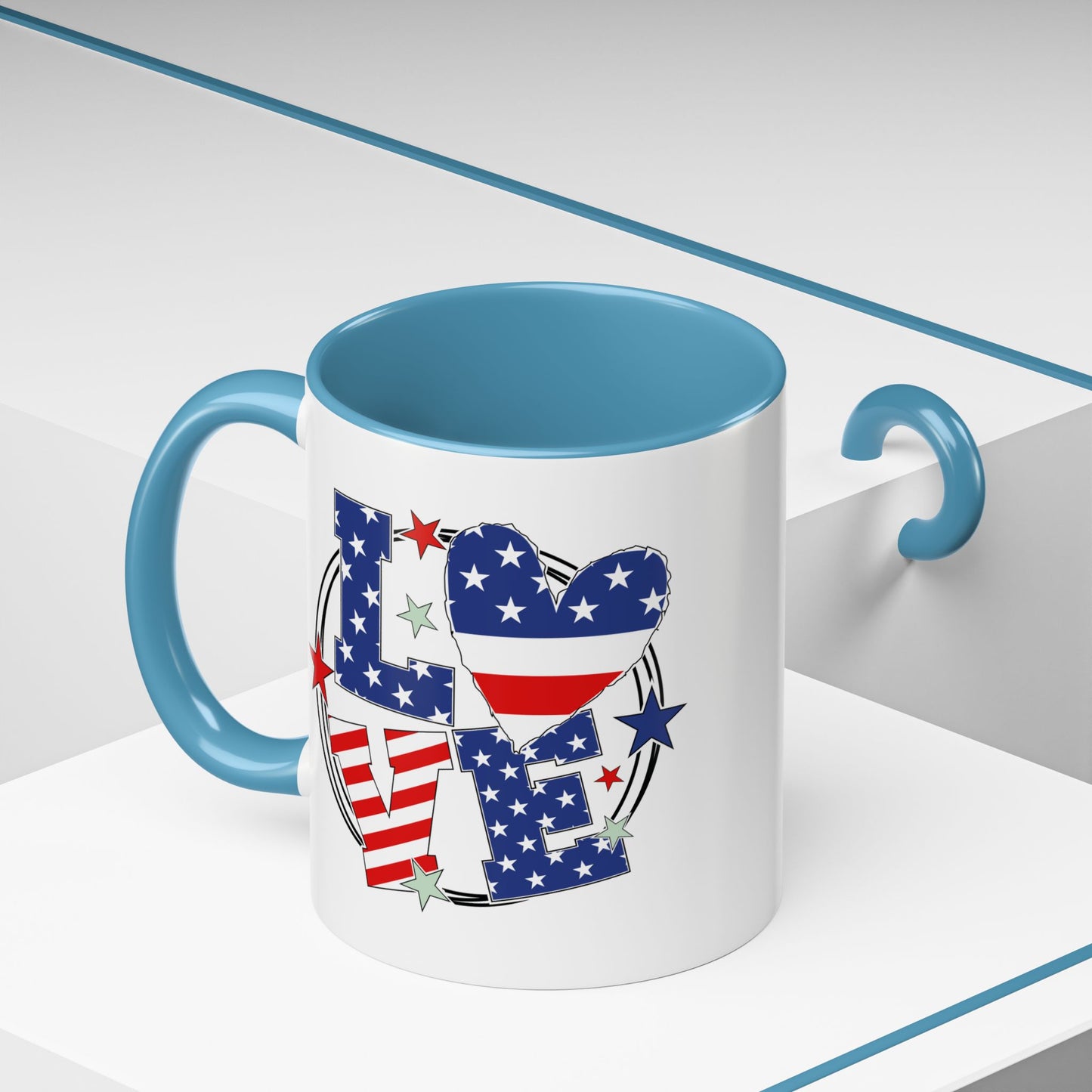4th of July Mug - Love 4th of July