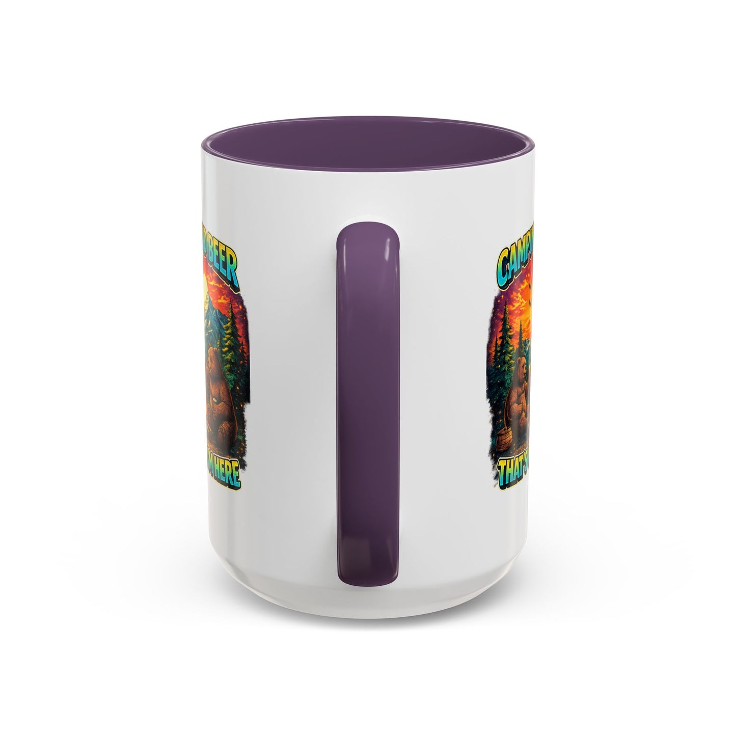 Humor Mug - Camping and Beer