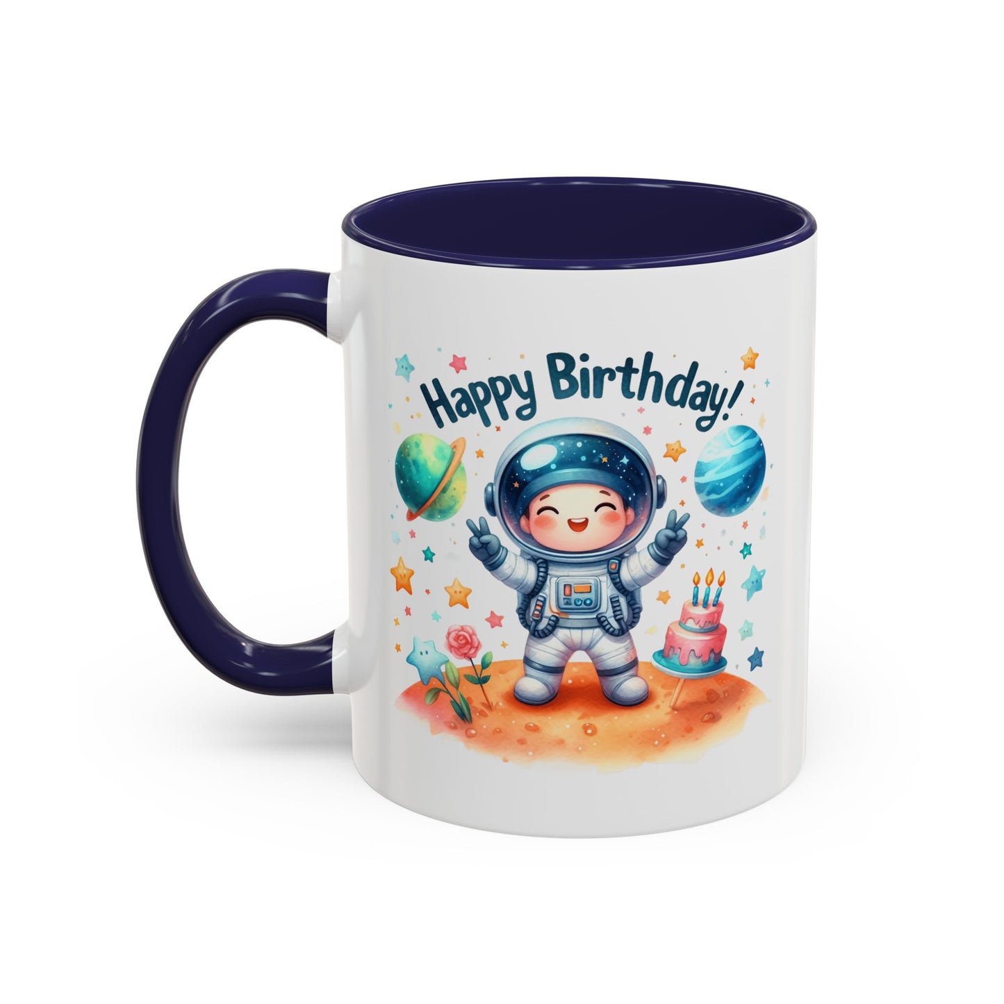 Birthday Mug - Happy Birthday Astronaut