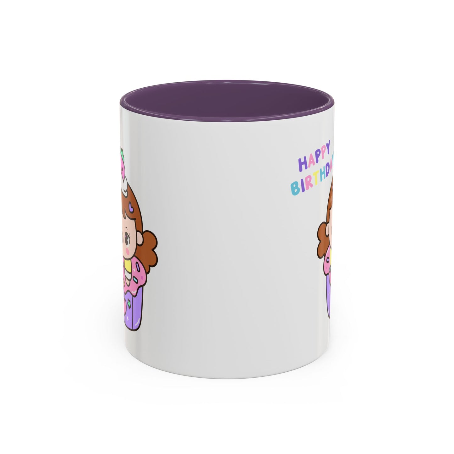 Birthday Mug - Cute Girl Cupcake