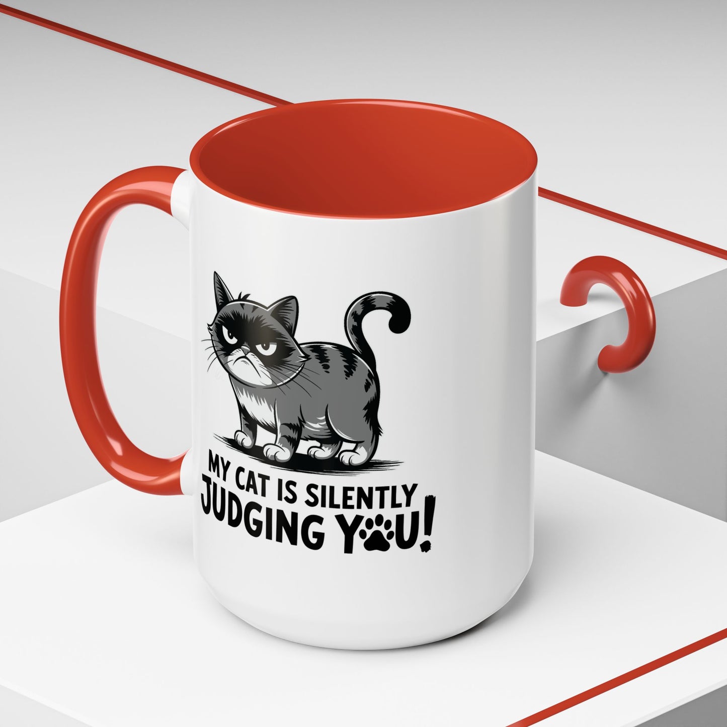 Humor Mug - My Cat is Silently Judging You
