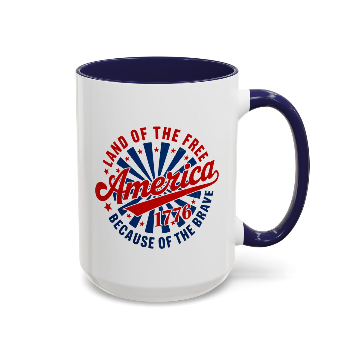 4th of July Mug - America 1776 Land of the Free