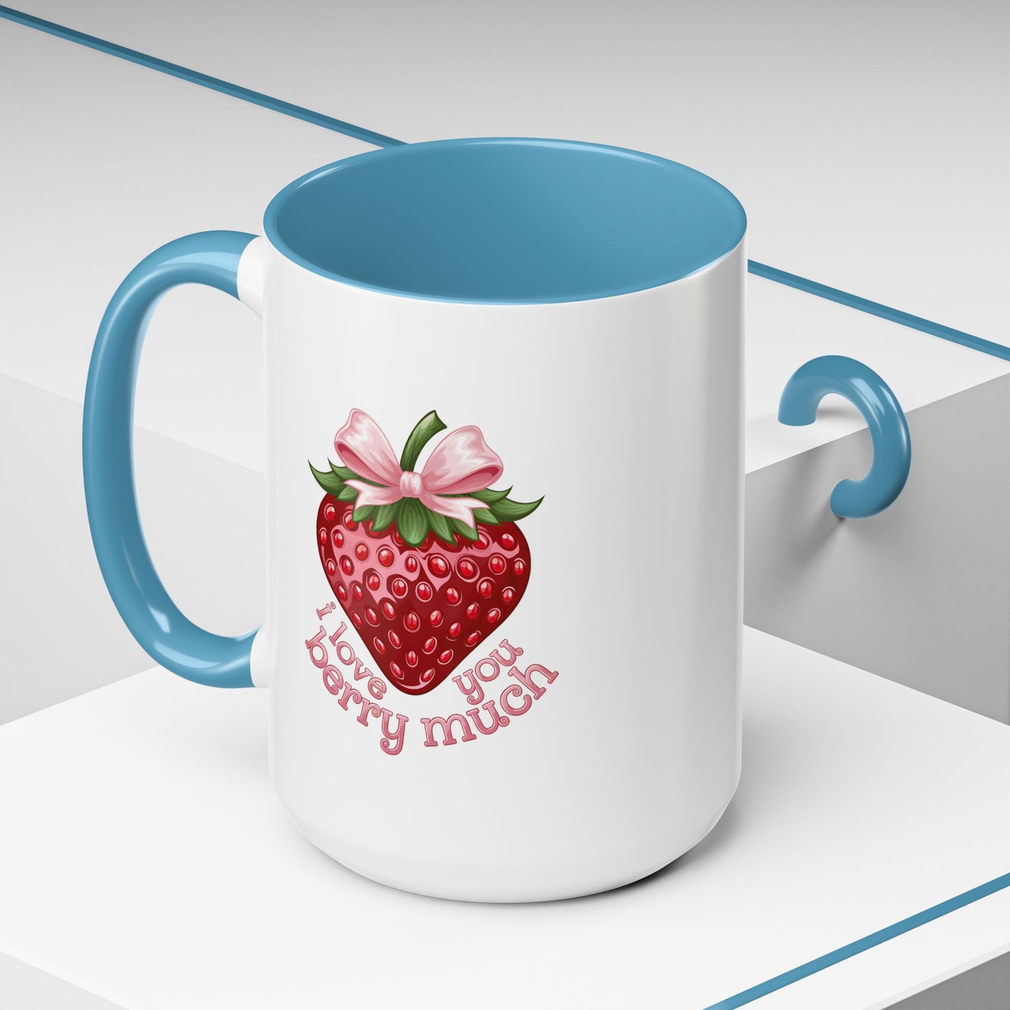 Valentine's Day Mug - I Love You Strawberry