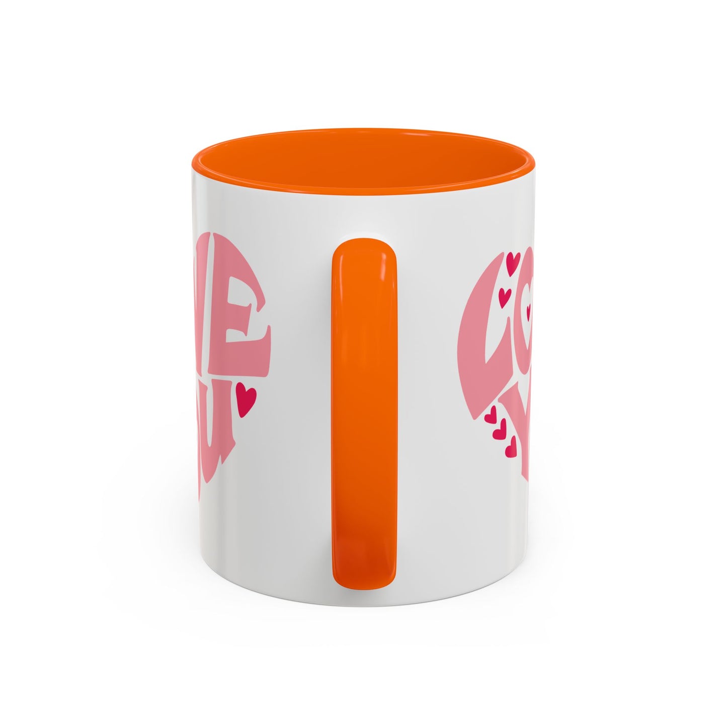 Valentine's Day Mug - Love You Heart Lettering
