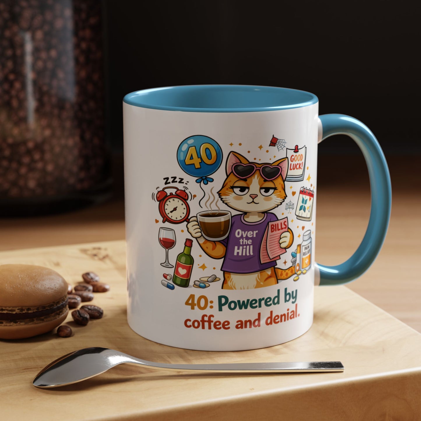 Birthday Mug - 40 Powered By