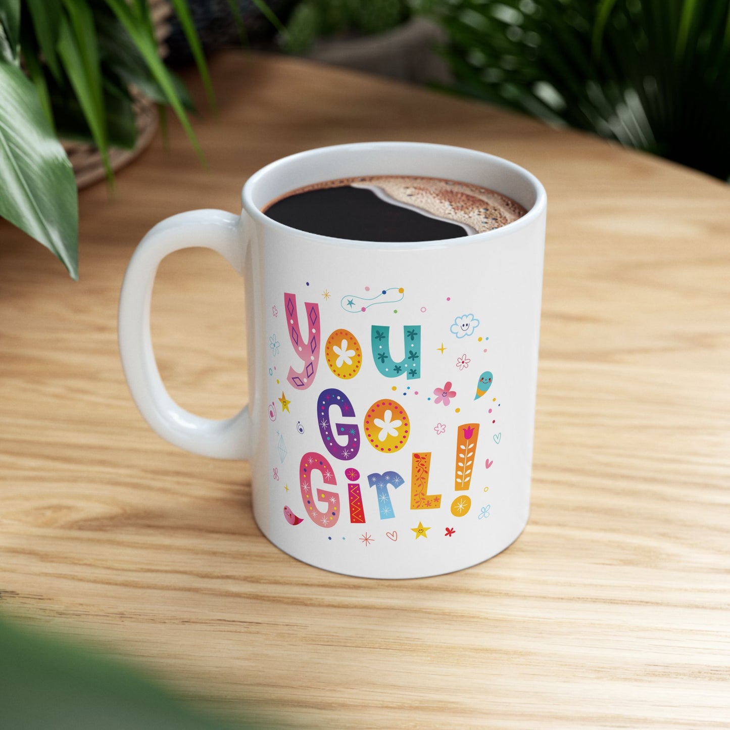 Motivation Mug - You Go Girl Pastel