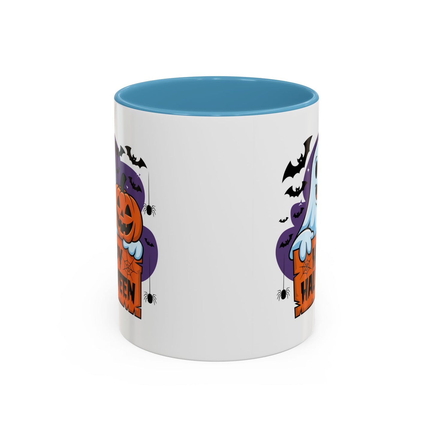 Halloween Mug - Winking Ghost With Pumpkin