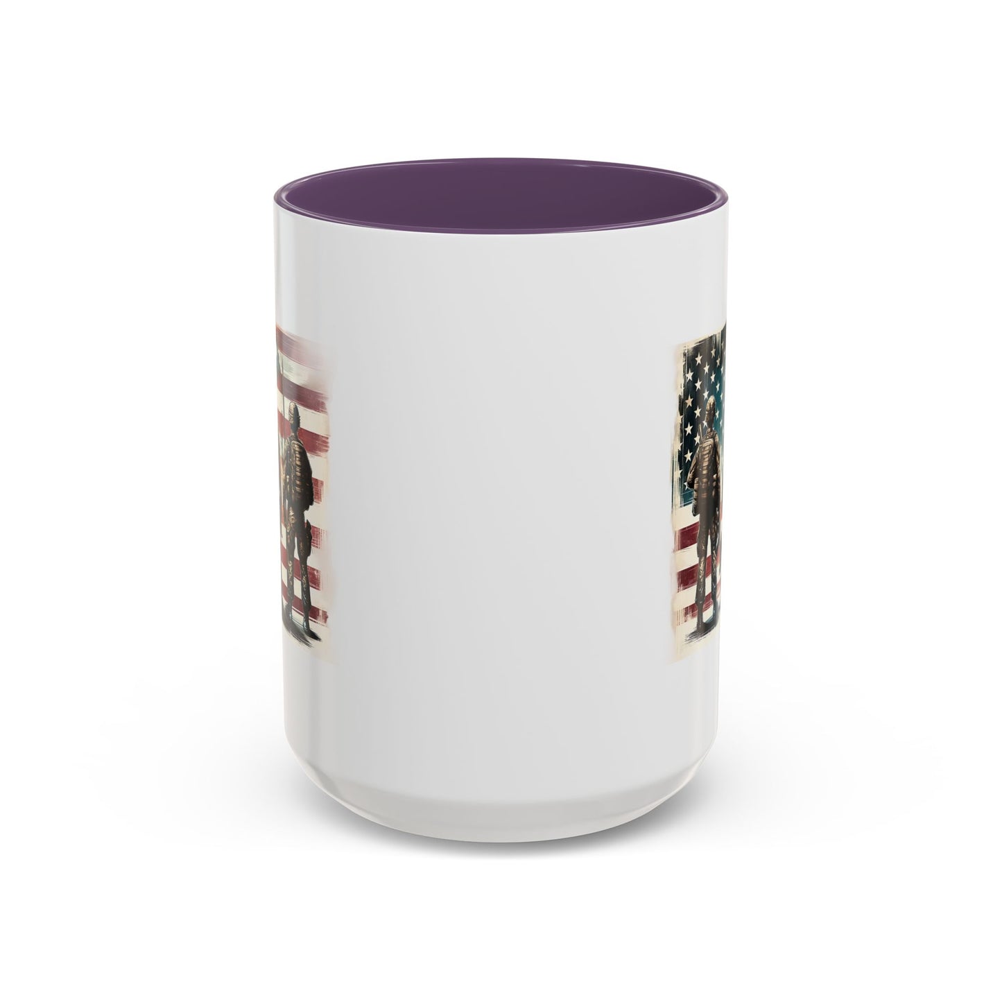 4th of July Mug - Soldiers American Flag