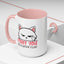 Adult Mug - Fluff You White Cat