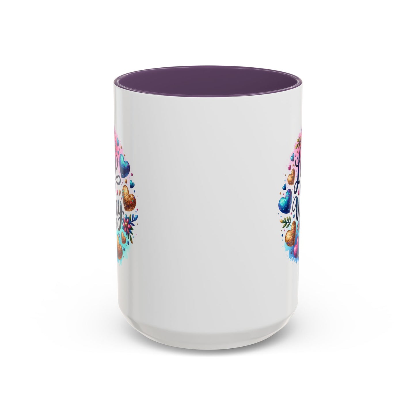 Wellness Mug - Love More Worry Less Circle