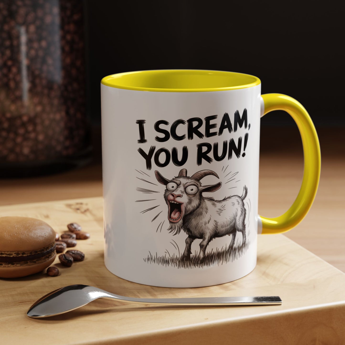 Humor Mug - I Scream, You Run