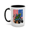4th of July Mug - T Rex Riding Monster Truck
