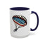 4th of July Mug - Airborne Soldier Parachute Flag