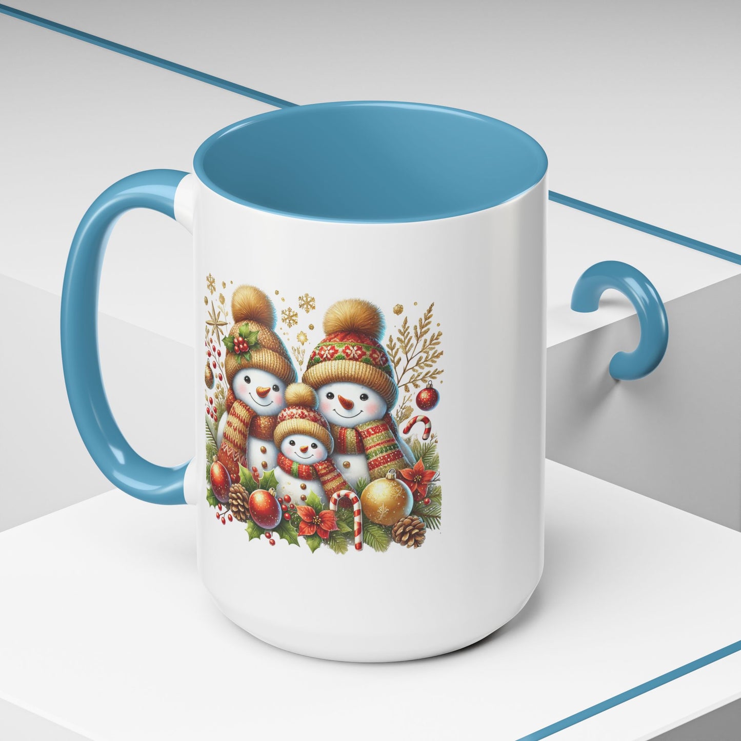 Christmas Mug - Gingerbread Snowman Family 3