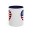 4th of July Mug - Heart American Flag