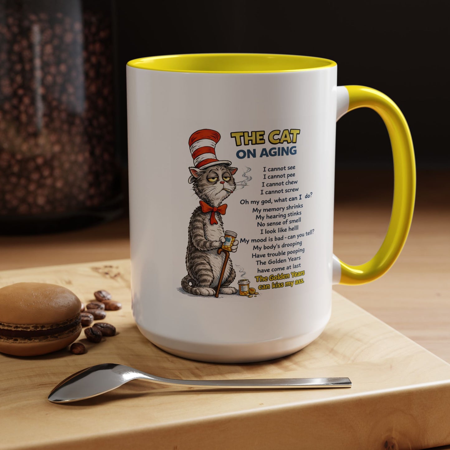 Humor Mug - The Cat Of Aging