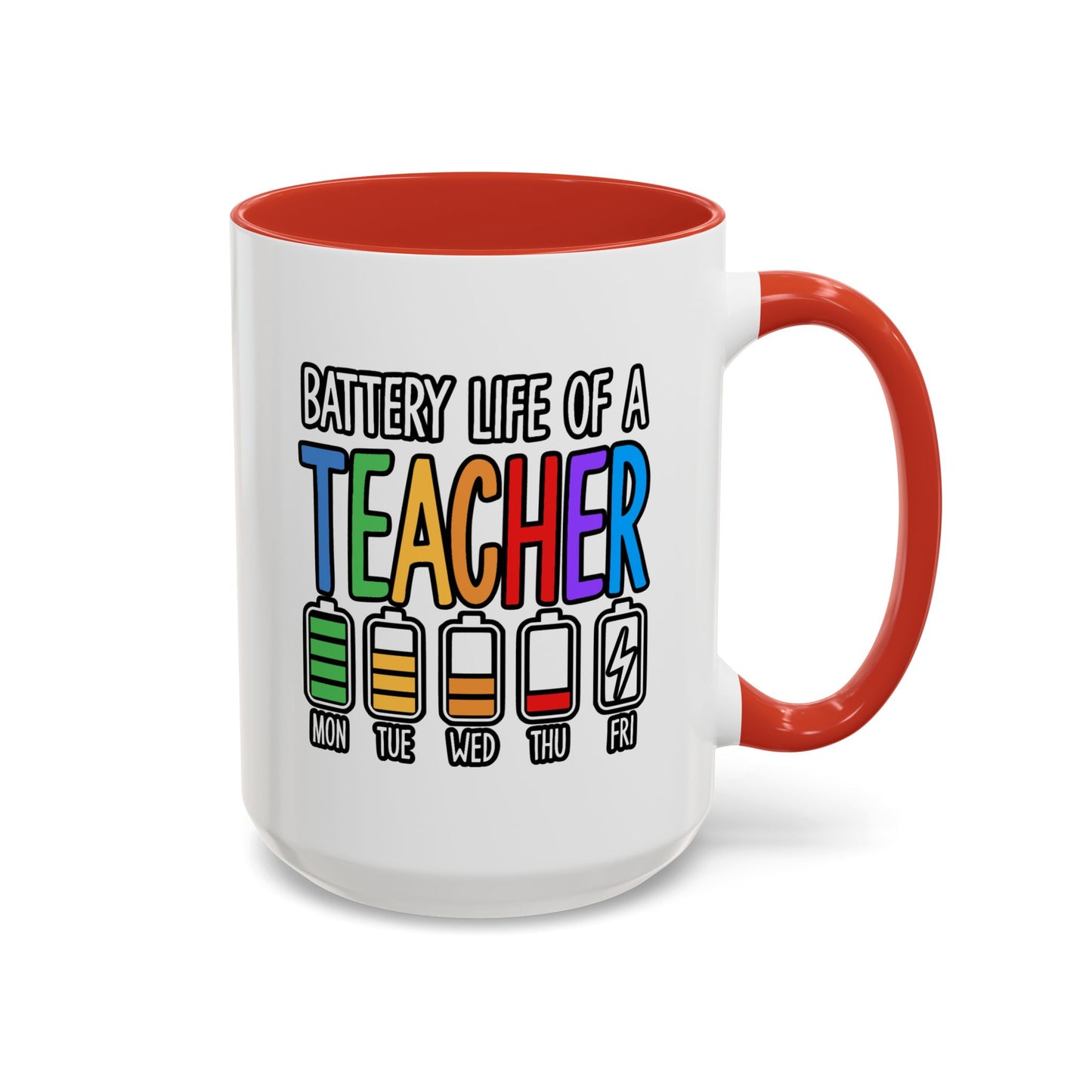 Office Mug - Battery Life of a Teacher