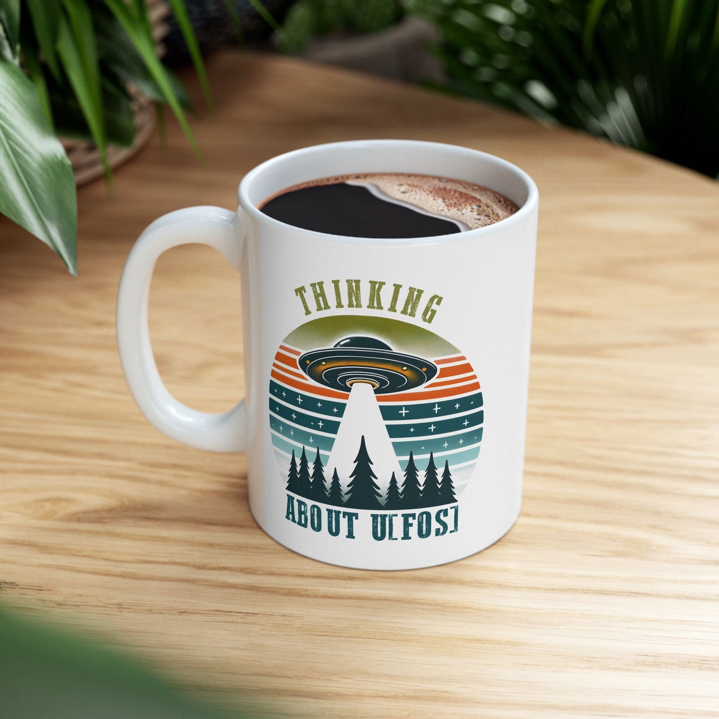 Alien Mug - Thinking About UFOS!