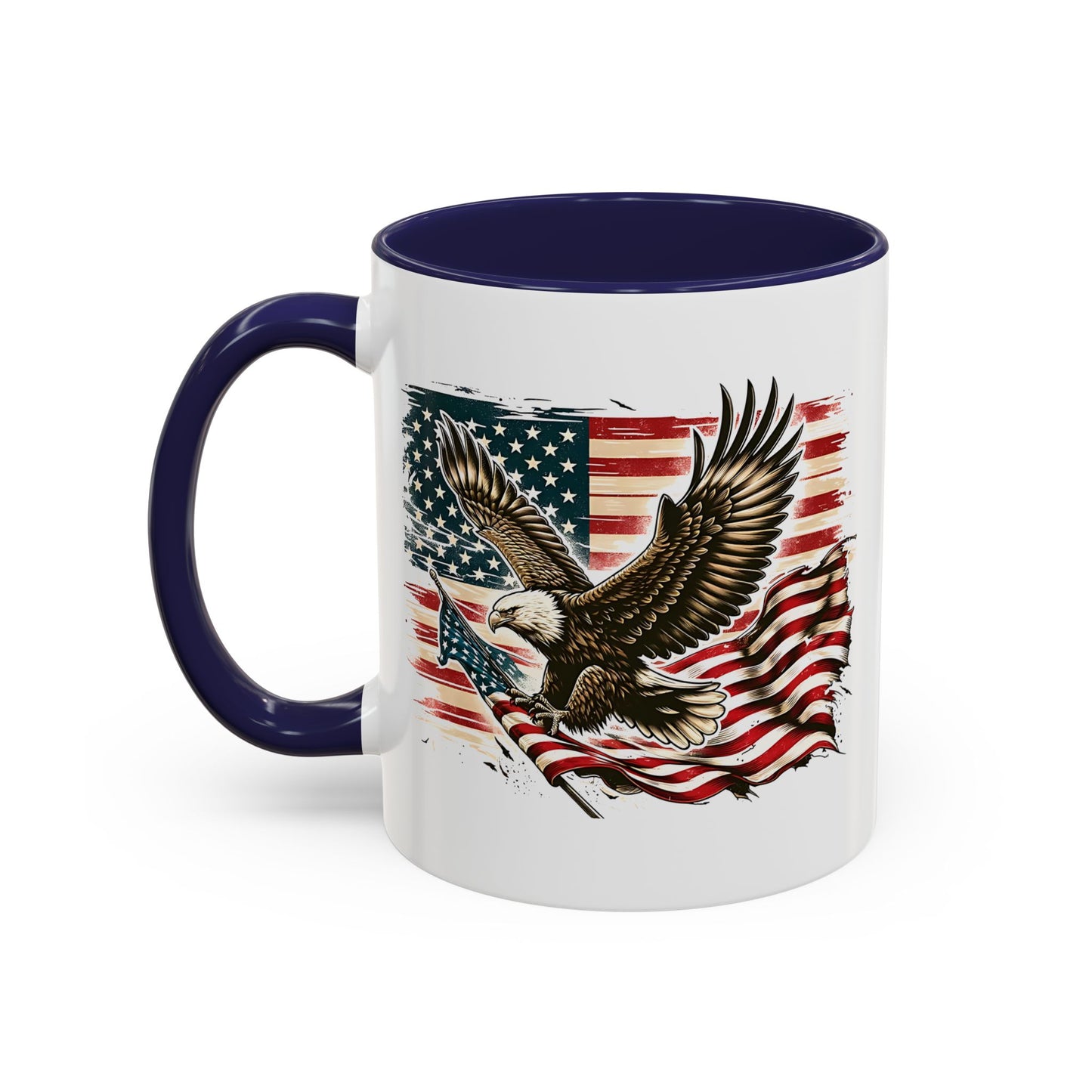 4th of July Mug - American Bald Eagle Flag 9