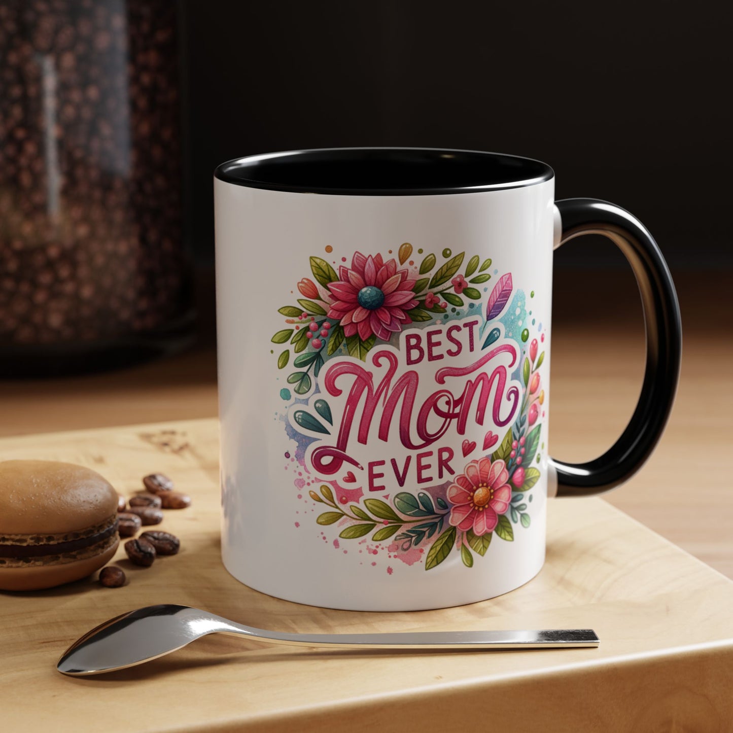 Mother's Day Mug - Best Mom Ever Floral