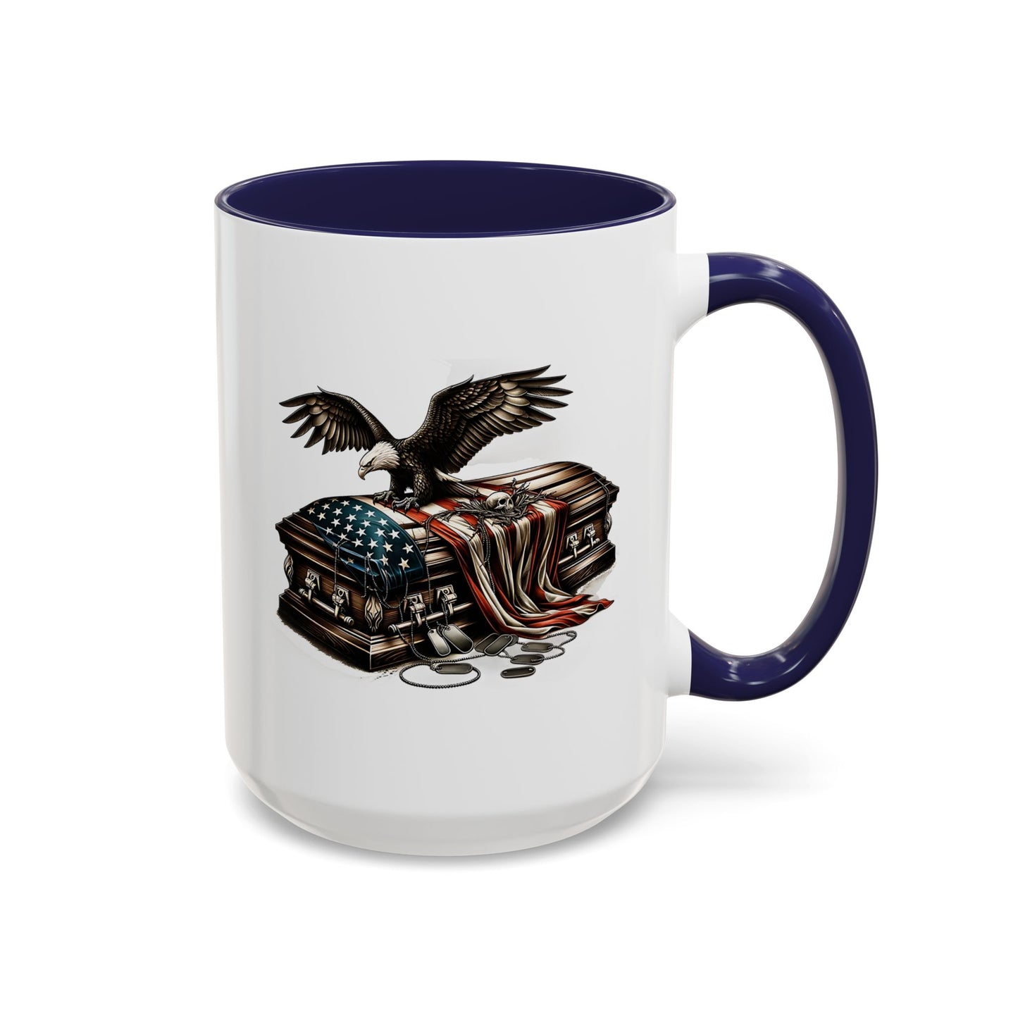 4th of July Mug - American Bald Eagle Fallen Soldier