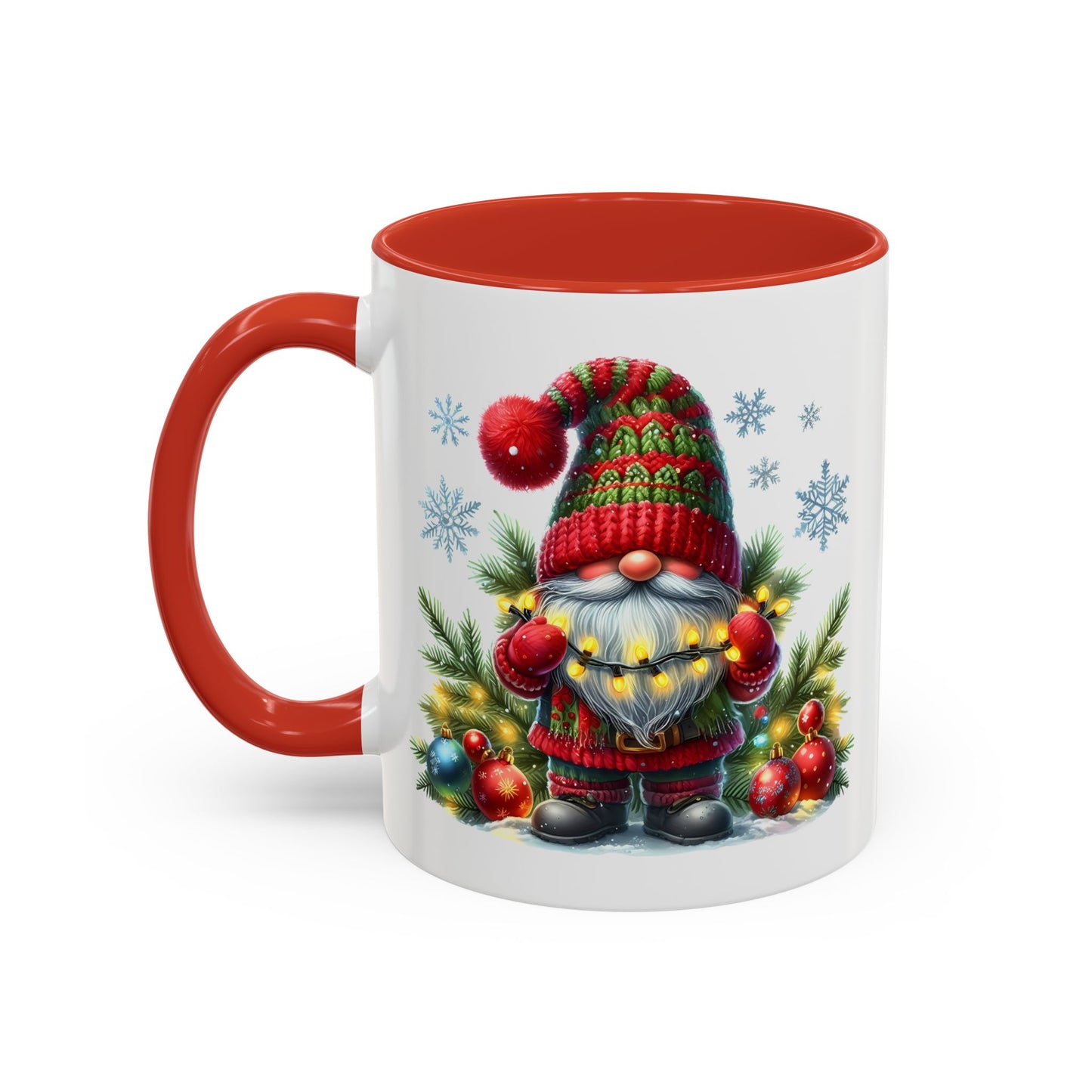 Christmas Mug - Gnome with Christmas Lights
