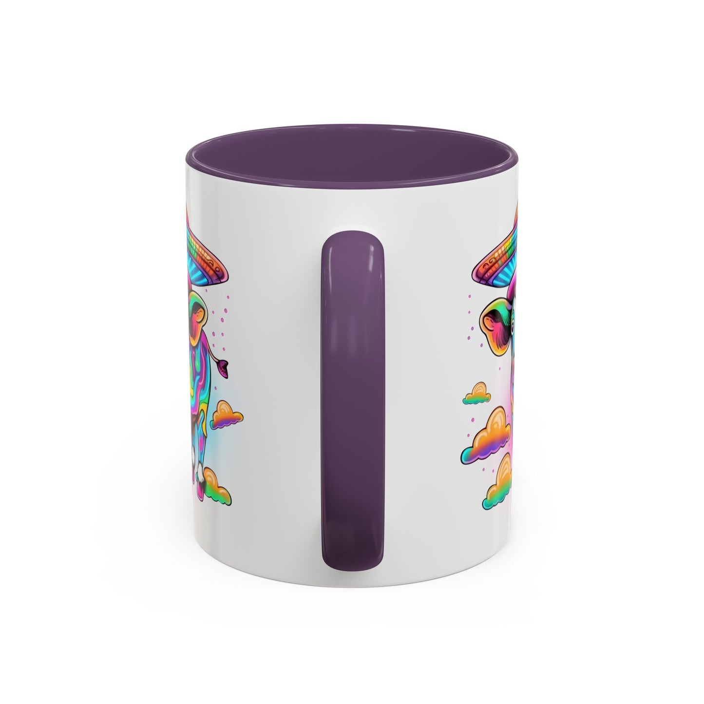 Alien Mug - Multicoloured Cow