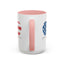 4th of July Mug - God Bless America Flag Heart
