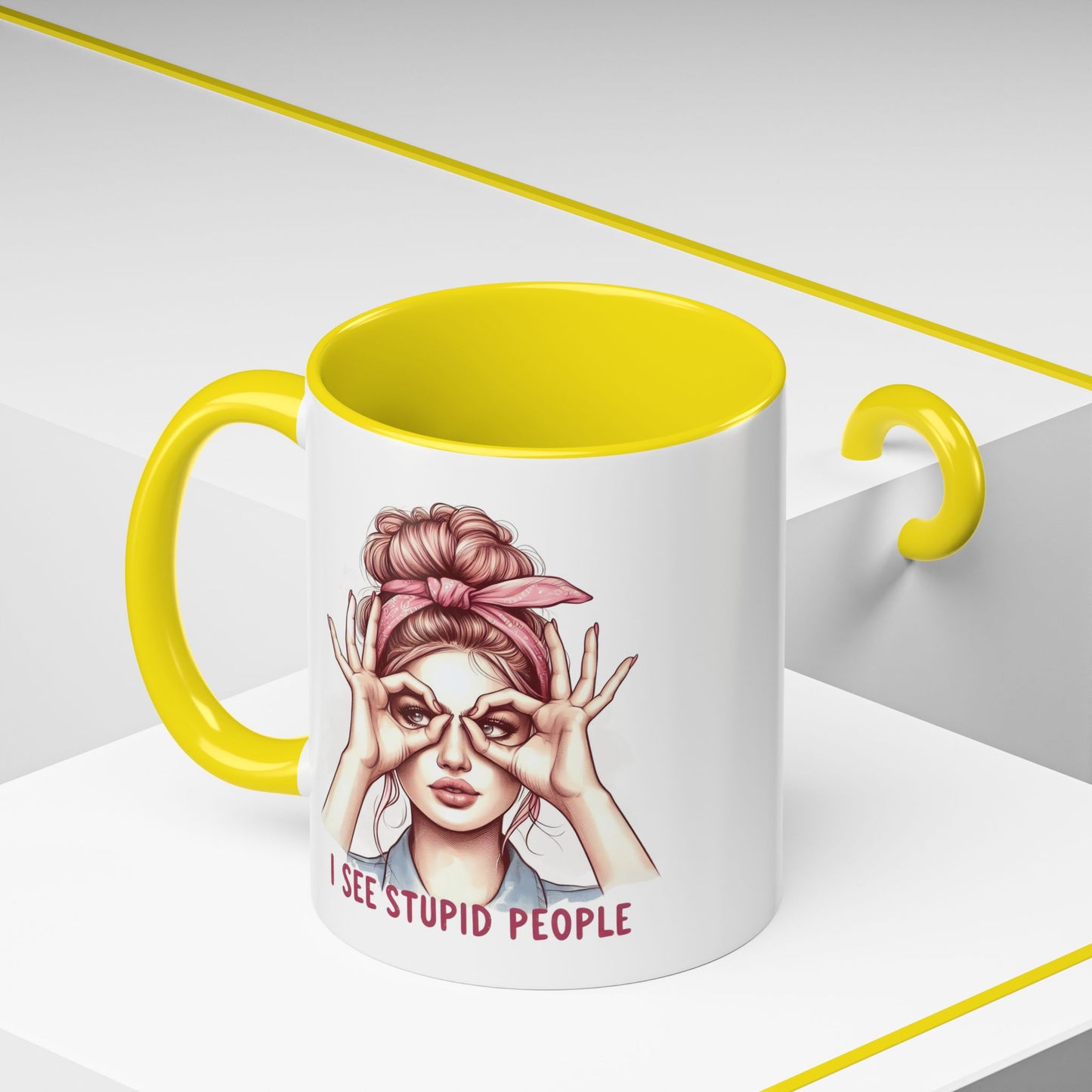 Humor Mug - I See Stupid People