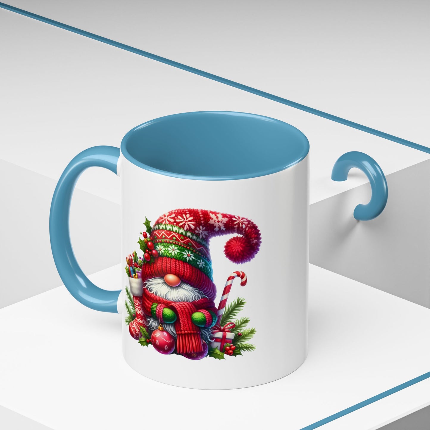 Christmas Mug - Gnome and Candy Cane