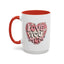Mother's Day Mug - Love You Mom Retro Heart