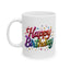 Birthday Mug - Happy Birthday Balloon Text