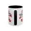 Christmas Mug - Red & Green Text Trumpet